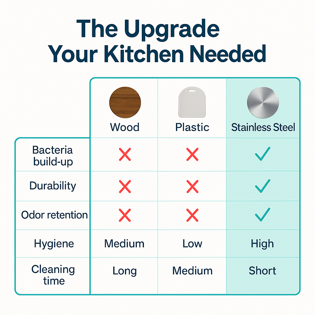 #1 Stainless Steel Chopping Board